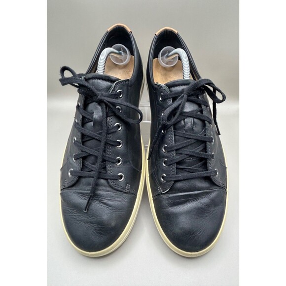 ECCO Soft 7 Craze Mens Casual Low Top Sneakers Black Leather Size 45 US 11 - Picture 2 of 10
